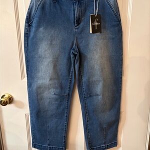 Barrell Leg Flamingals Women's Blue Jeans